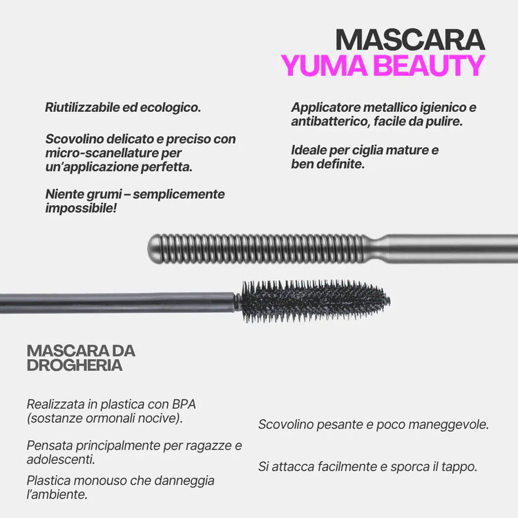 Yuma Beauty | Maschera al ferro naturale allungante e nutriente